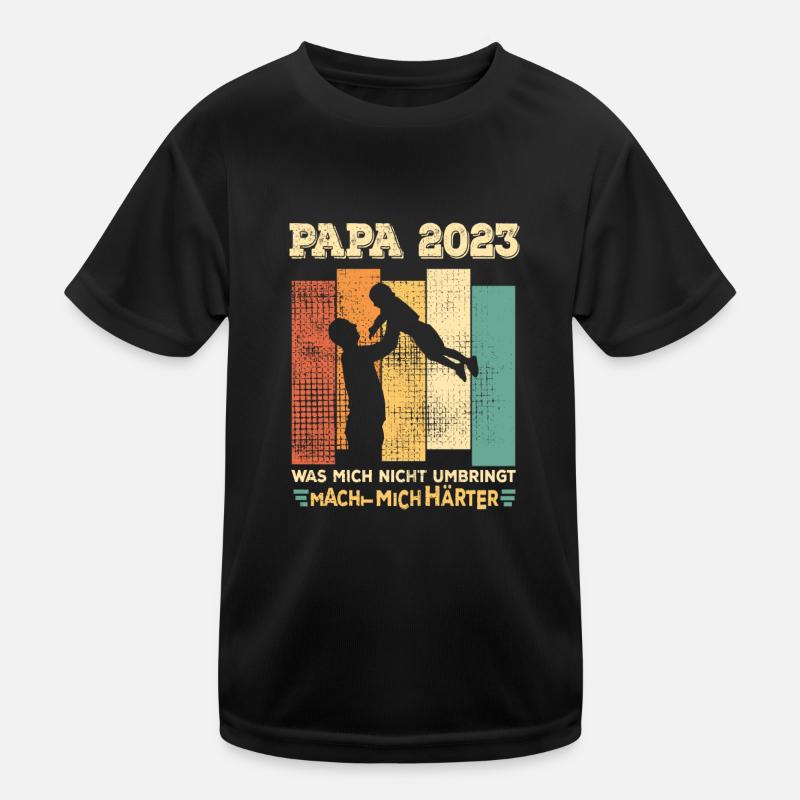PAPA 2023 - Geburt Vater werden Dad Vaterschaft Kinder Funktions-T-Shirt