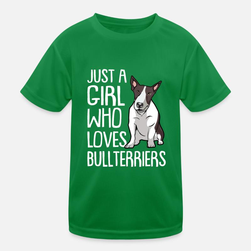 Bullterrier Geschenk Hunde Kinder Funktions-T-Shirt
