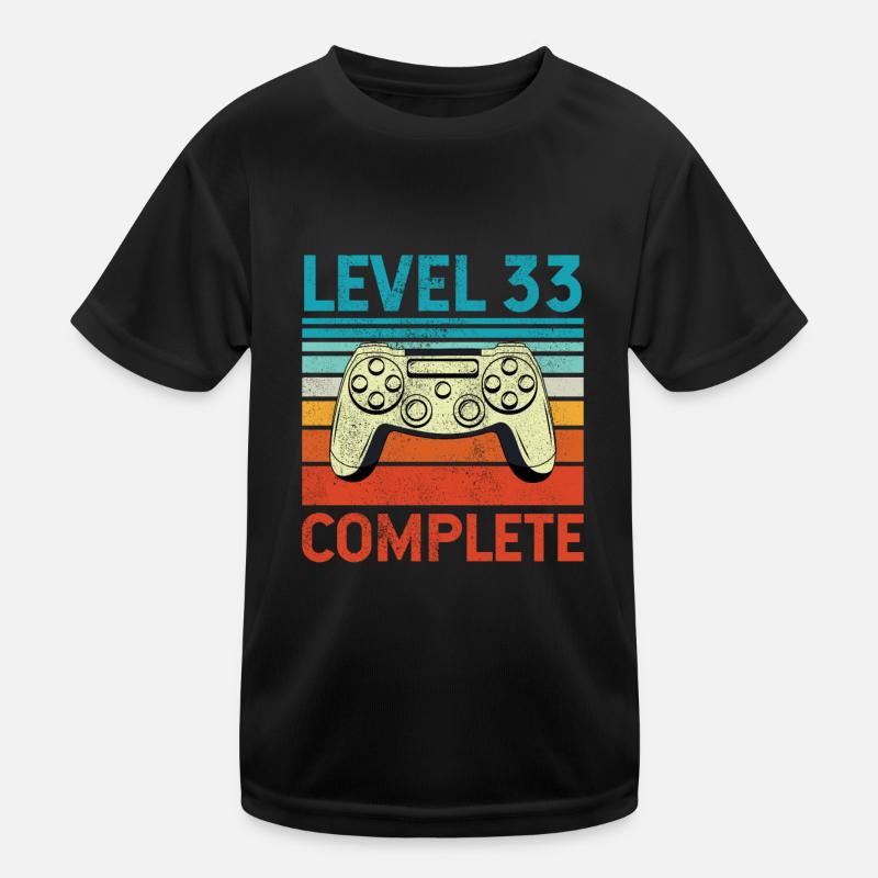 Level 33 Complete Kinder Funktions-T-Shirt