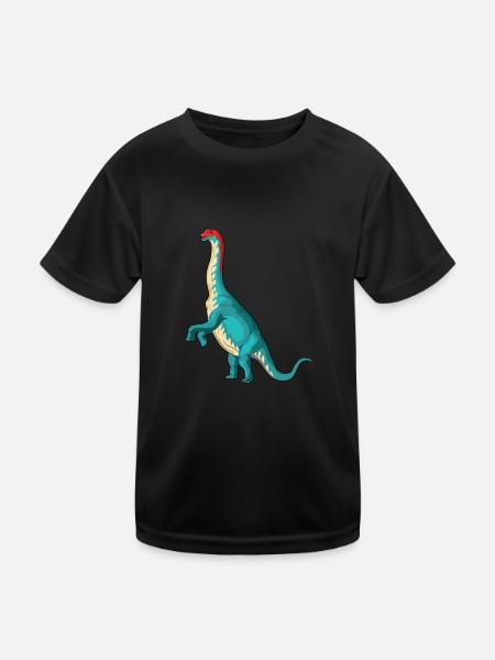 Jobaria Dinosaur Children Dino Gift - Kids Functional T-Shirt - black - Front