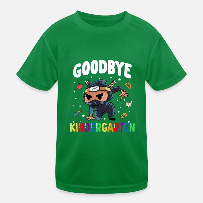Adieu École maternelle Ninja École d’inscription T-shirt sport Enfant