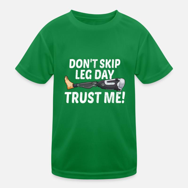 Bein Operation Rollstuhl Verloren Bein Kinder Funktions-T-Shirt