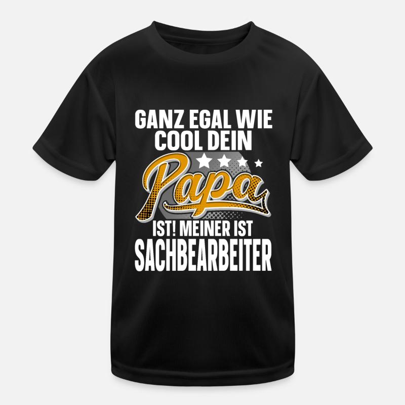 Sachbearbeiter Papa Vater Vatertag Cooler Papa Kinder Funktions-T-Shirt
