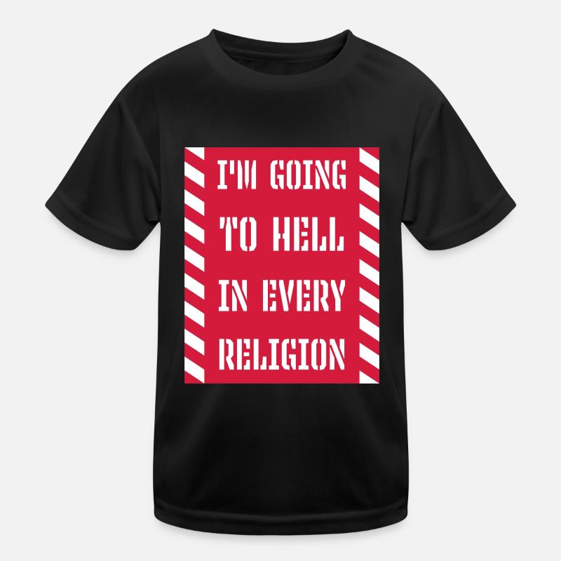 Going to Hell Kids Functional T-Shirt