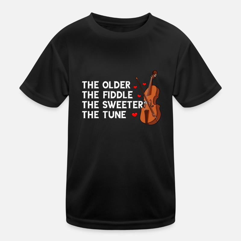 Violin Violin Viola Cello Musician Instrument Kids Functional T-Shirt