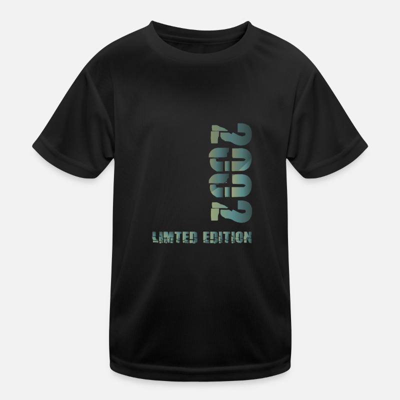 2002 Limited Edition - Kids Functional T-Shirt - black