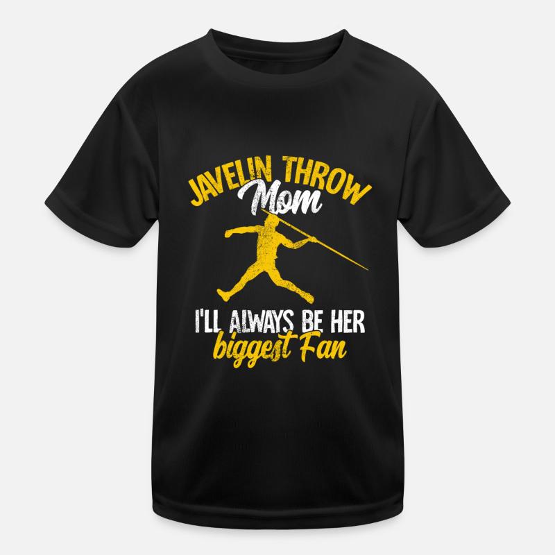 Speerwurfstrecker Leichtathletik Speerwerfer Kinder Funktions-T-Shirt