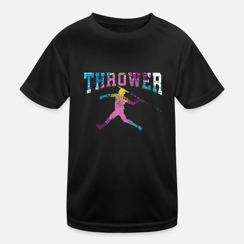 Javelin throw extensor athletics Javelin thrower Kids Functional T-Shirt
