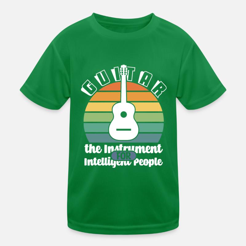 Guitar intelligent people Kids Functional T-Shirt