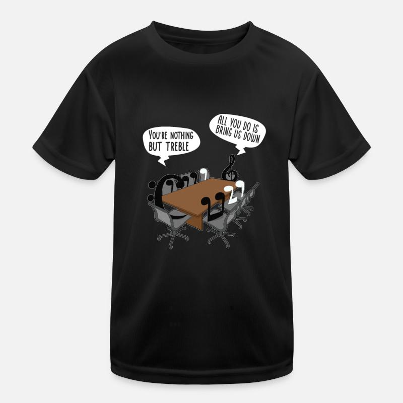 Klarinette Player Orchestra Musiker Kinder Funktions-T-Shirt