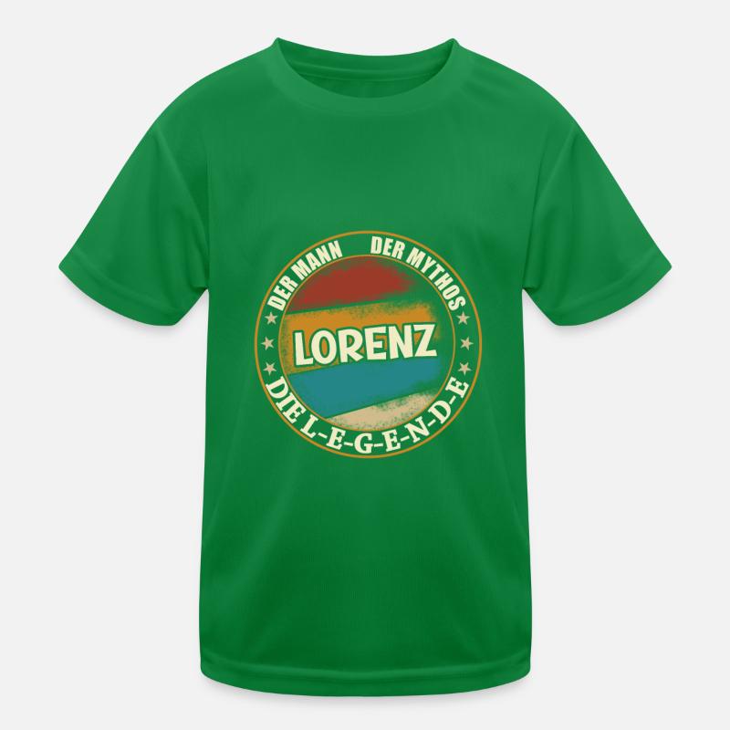 Lorenz Vorname Name Geburtstag Kinder Funktions-T-Shirt