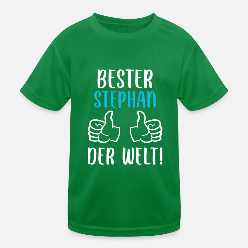 Stephan Vorname Name Geburtstag Kinder Funktions-T-Shirt