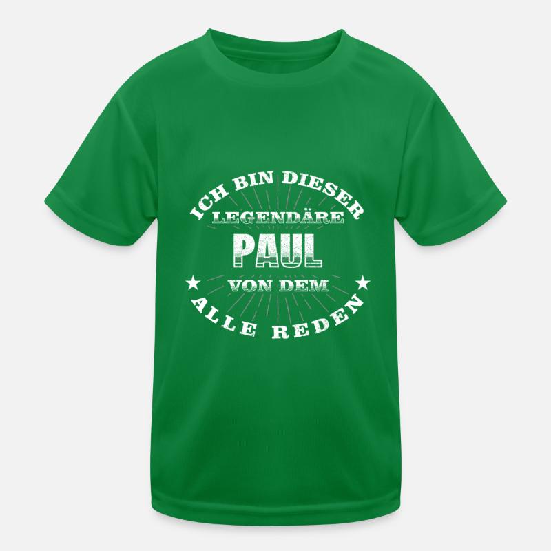 Legendärer Paul lustiger vorname Name Kinder Funktions-T-Shirt