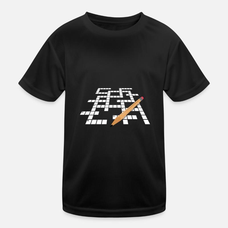 Solve crossword puzzles Kids Functional T-Shirt