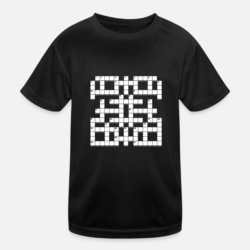 Solve crossword puzzles Kids Functional T-Shirt
