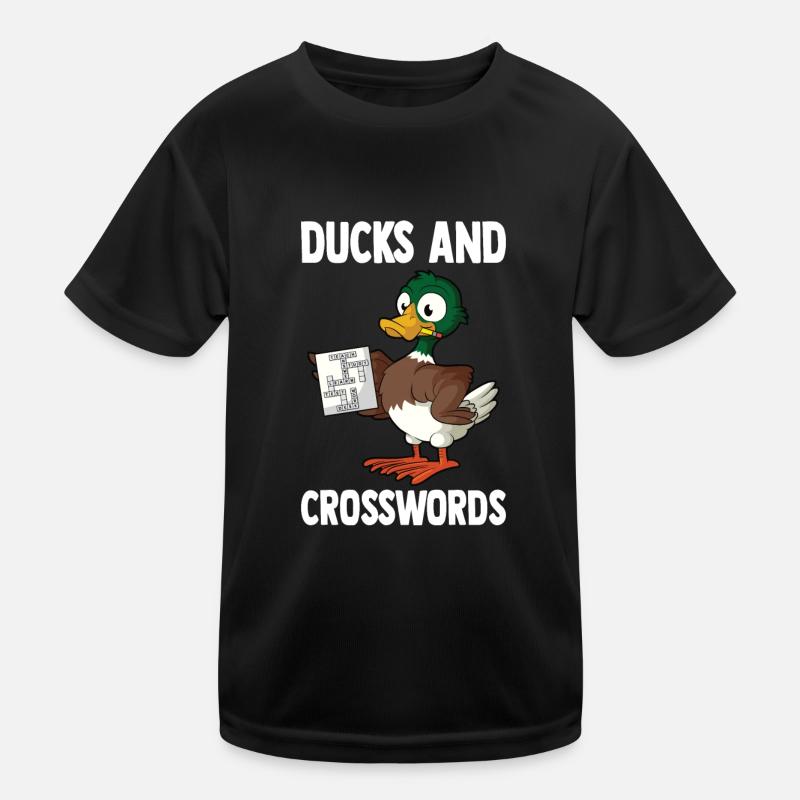 Solve crossword puzzles Kids Functional T-Shirt