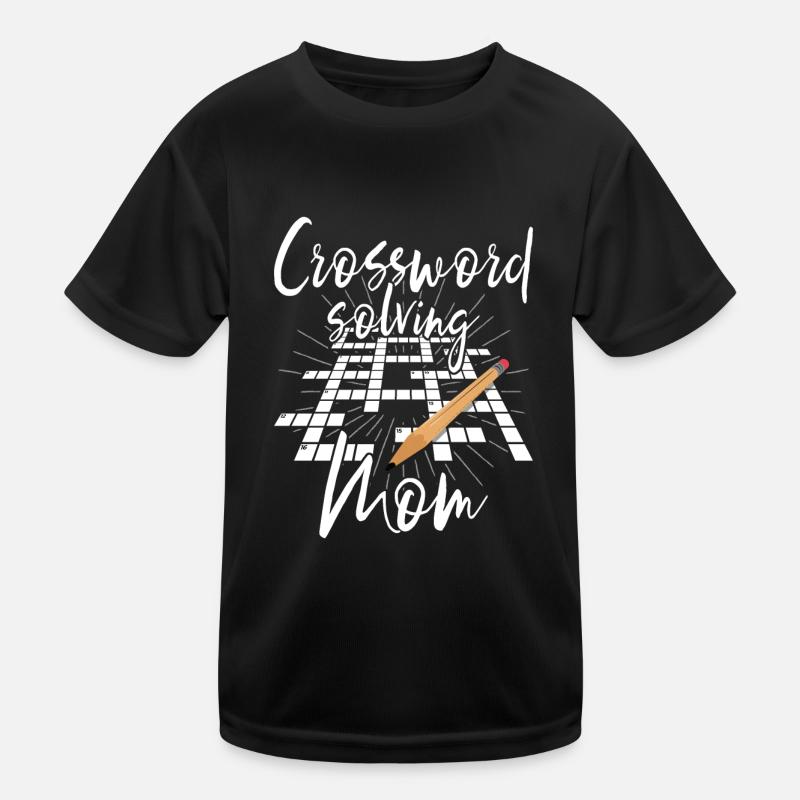 Solve crossword puzzles Kids Functional T-Shirt