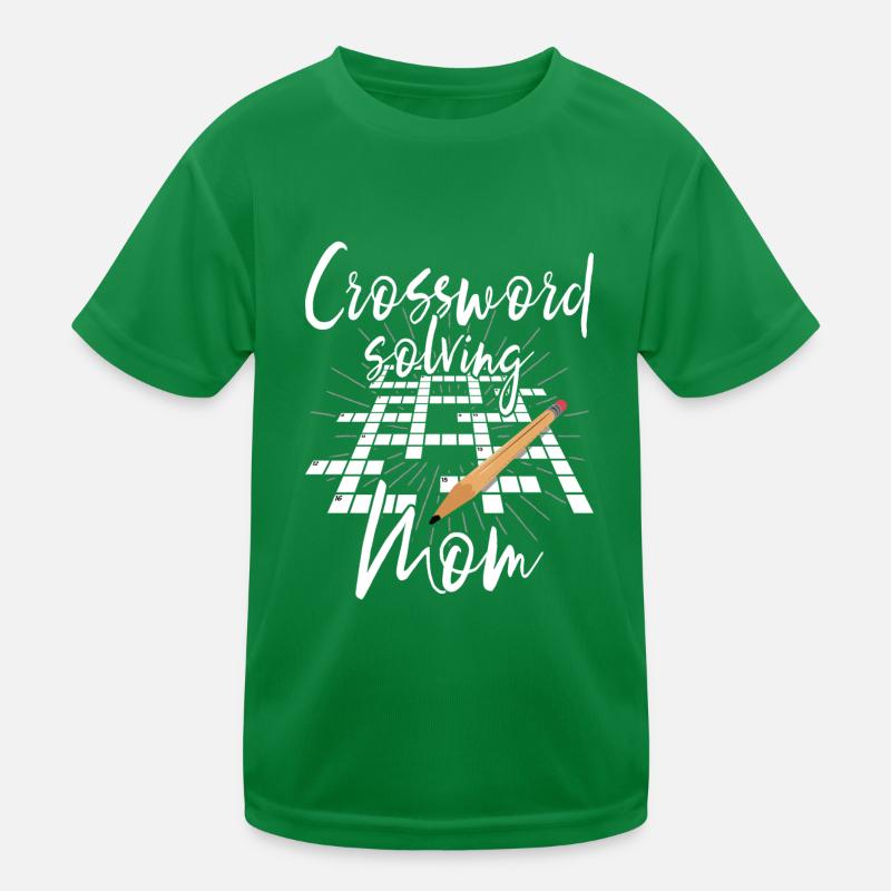 Solve crossword puzzles Kids Functional T-Shirt