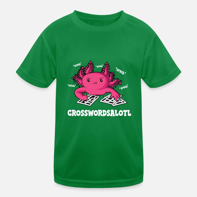 Solve crossword puzzles Kids Functional T-Shirt