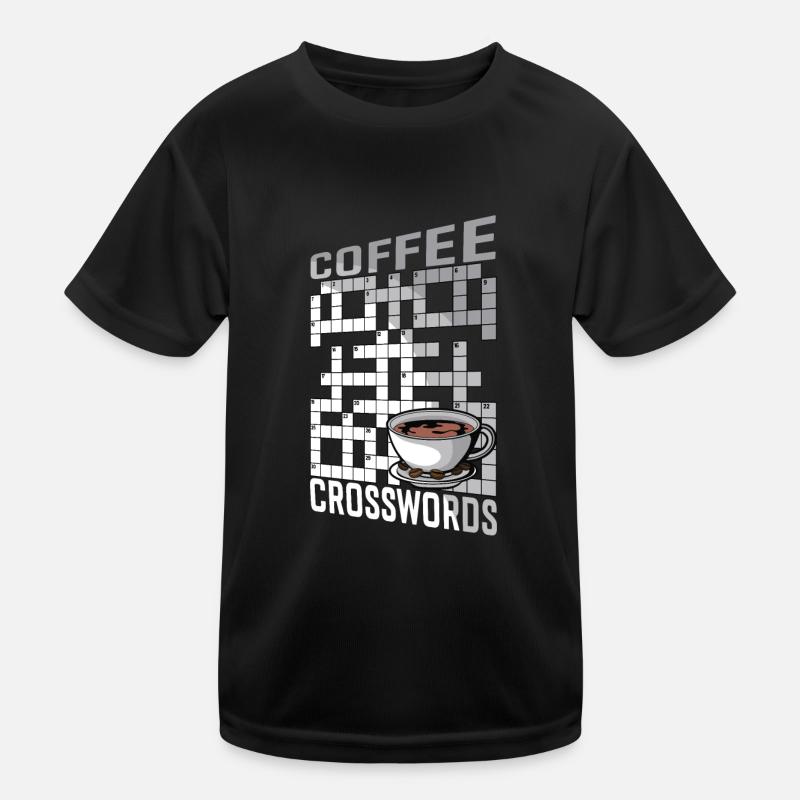 Solve crossword puzzles Kids Functional T-Shirt