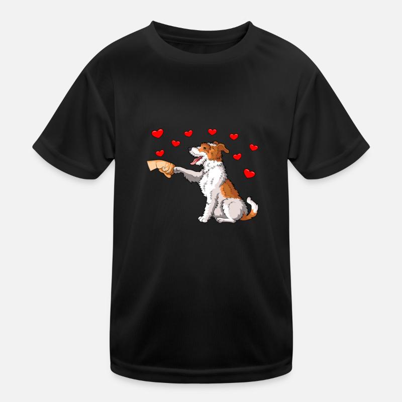 Chien Fox Terrier à poil dur T-shirt sport Enfant