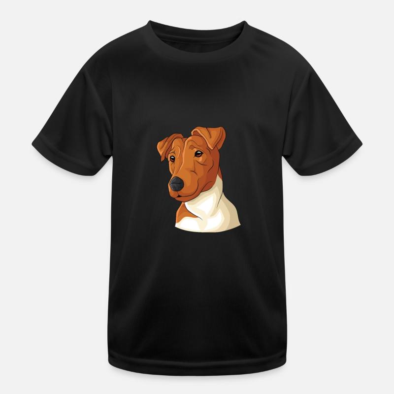 Smoothhair Fox Terrier Dog Kids Functional T-Shirt