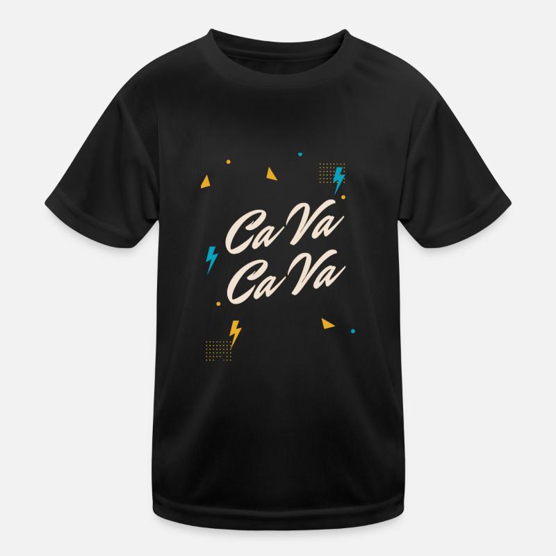 CA VA Design in Pop Art style Kids Functional T-Shirt