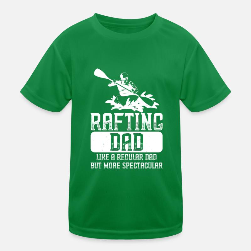 River Rafting Kids Functional T-Shirt