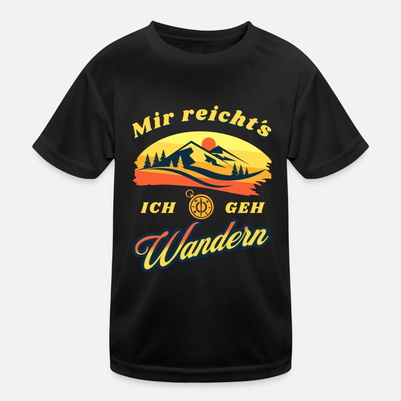 Mir reichts ich geh Wandern Kinder Funktions-T-Shirt