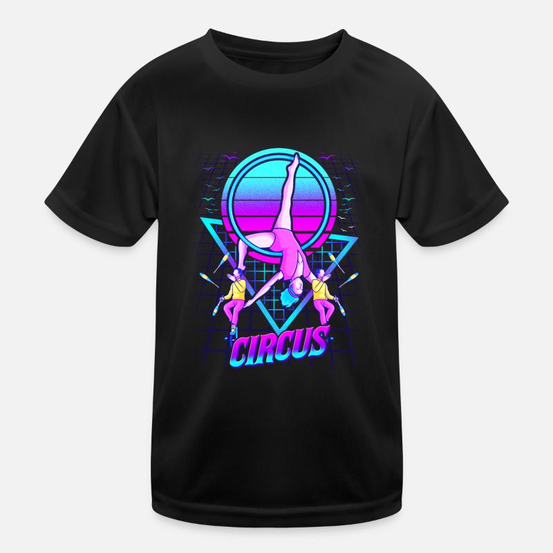 Spectacle de cirque Acrobate Trapéziste Acrobate Aérien T-shirt sport Enfant