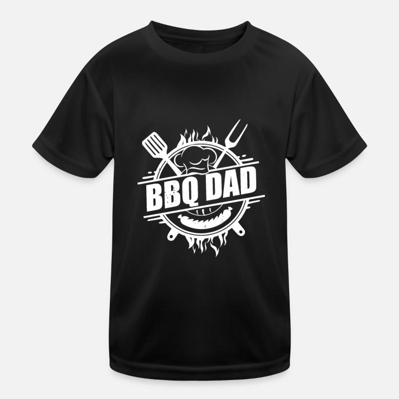 BBQ Papa Witz BBQ Grill Papa Kinder Funktions-T-Shirt