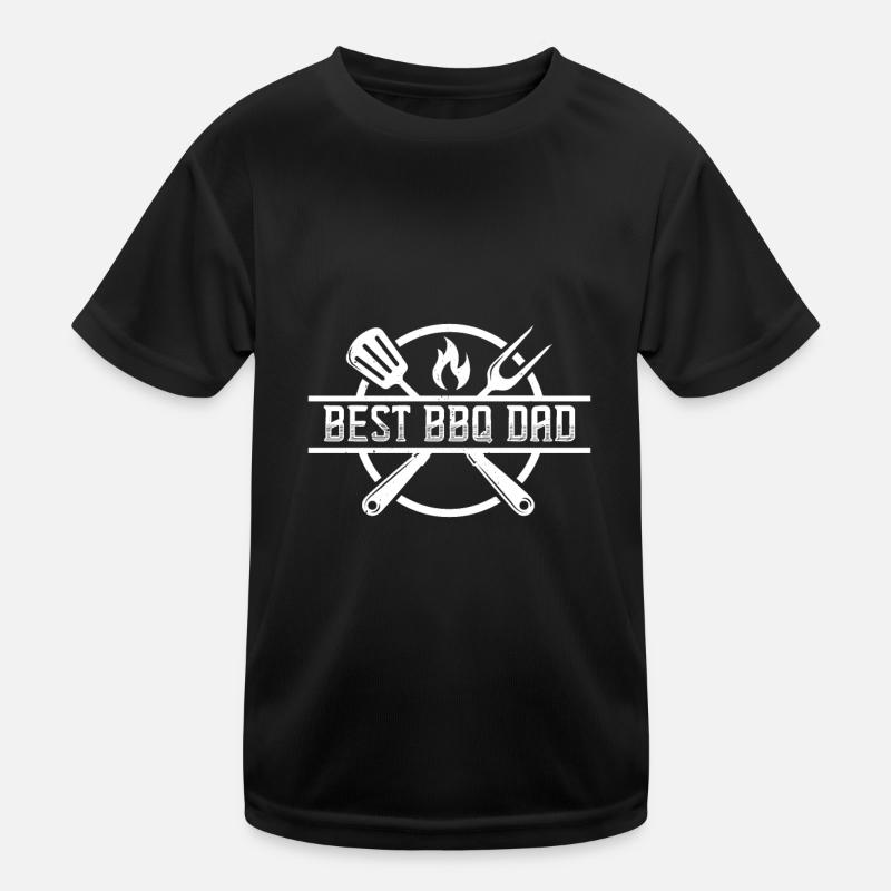 BBQ Papa Witz BBQ Grill Papa Kinder Funktions-T-Shirt