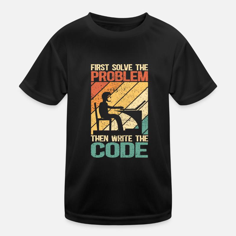 Software-Entwickler Programmierer programmieren Kinder Funktions-T-Shirt