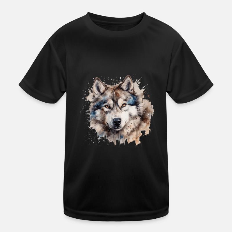 Alaskan Malamute Kids Functional T-Shirt