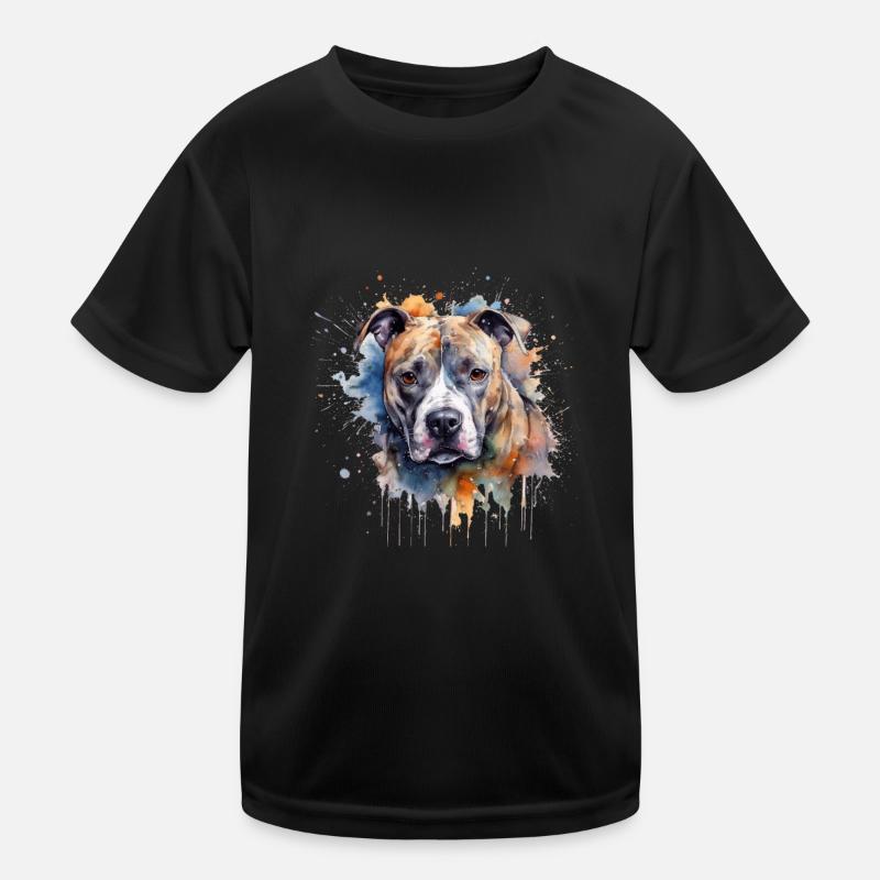 American Staffordshire Terrier Kids Functional T-Shirt