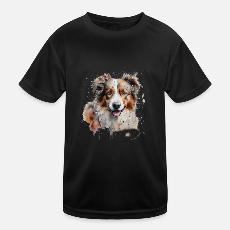 Australian Shepherd Kinder Funktions-T-Shirt