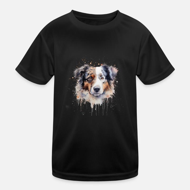 Australian Shepherd Kinder Funktions-T-Shirt