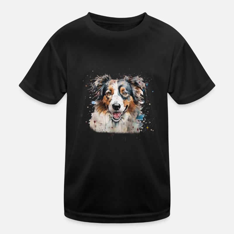 Australian Shepherd Kinder Funktions-T-Shirt