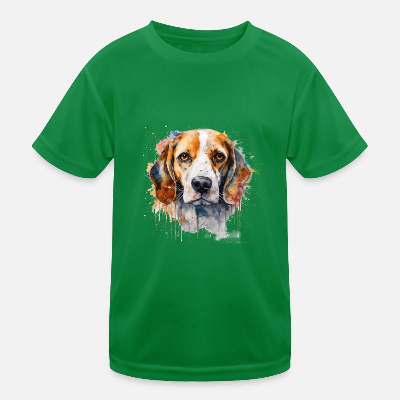 Beagle Kinder Funktions-T-Shirt