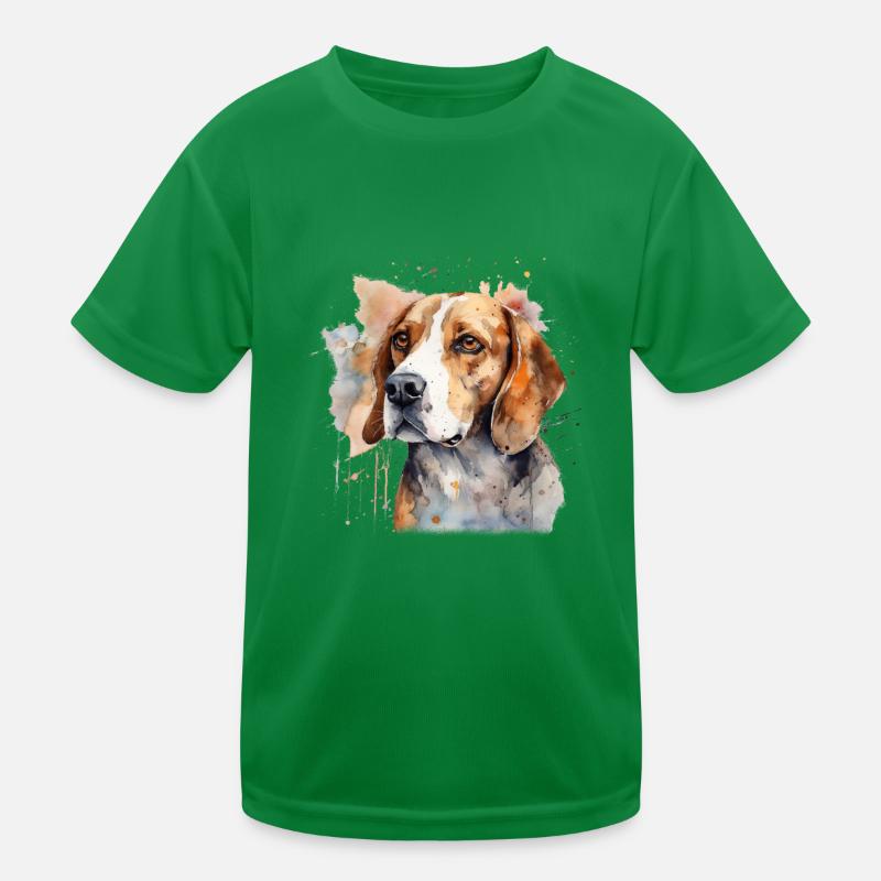 Beagle Kinder Funktions-T-Shirt