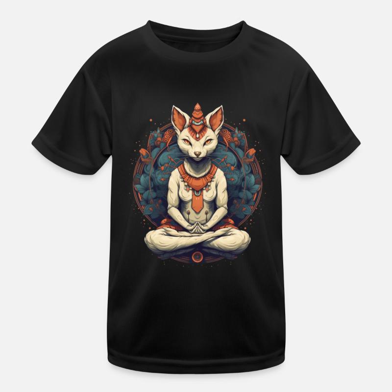 Chat de yoga T-shirt sport Enfant