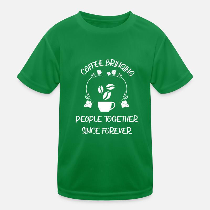 Kaffee Espresso Käffchen Kinder Funktions-T-Shirt