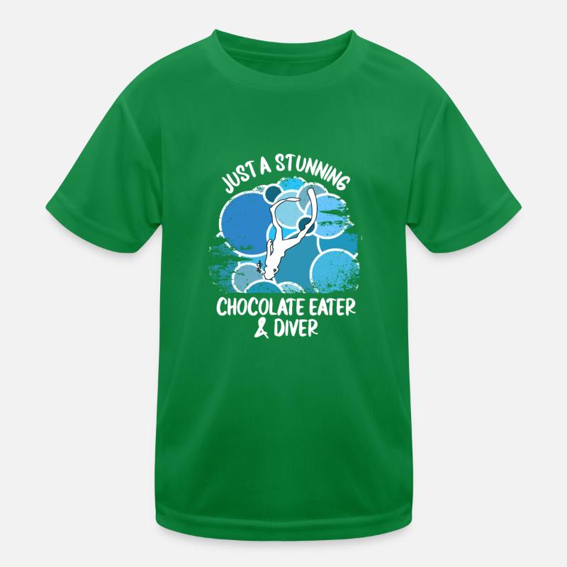 Divers Scuba Diving Scuba Diving Scuba Diving Kids Functional T-Shirt