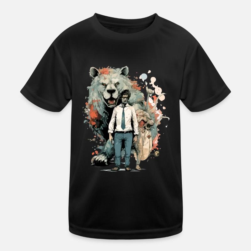 Die Seele des Tieres Kinder Funktions-T-Shirt
