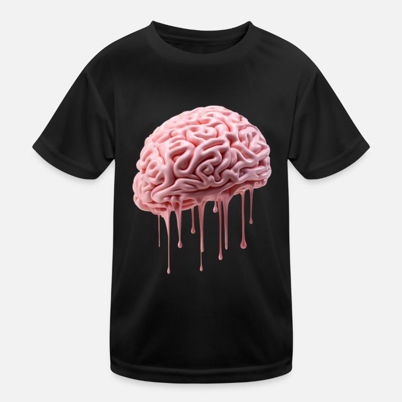Melting Brain Kids Functional T-Shirt