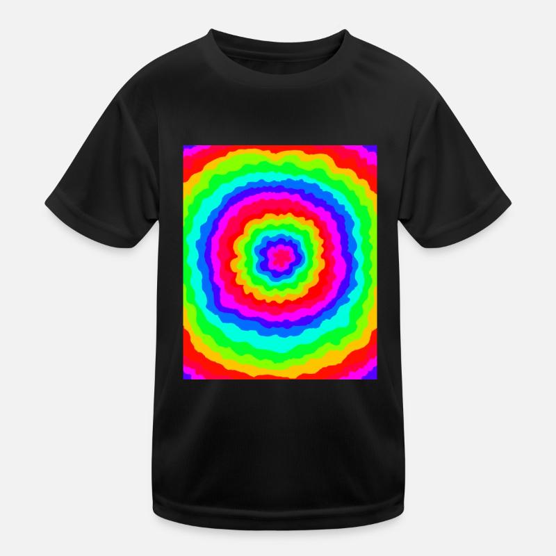Flower power - Kids Functional T-Shirt - black