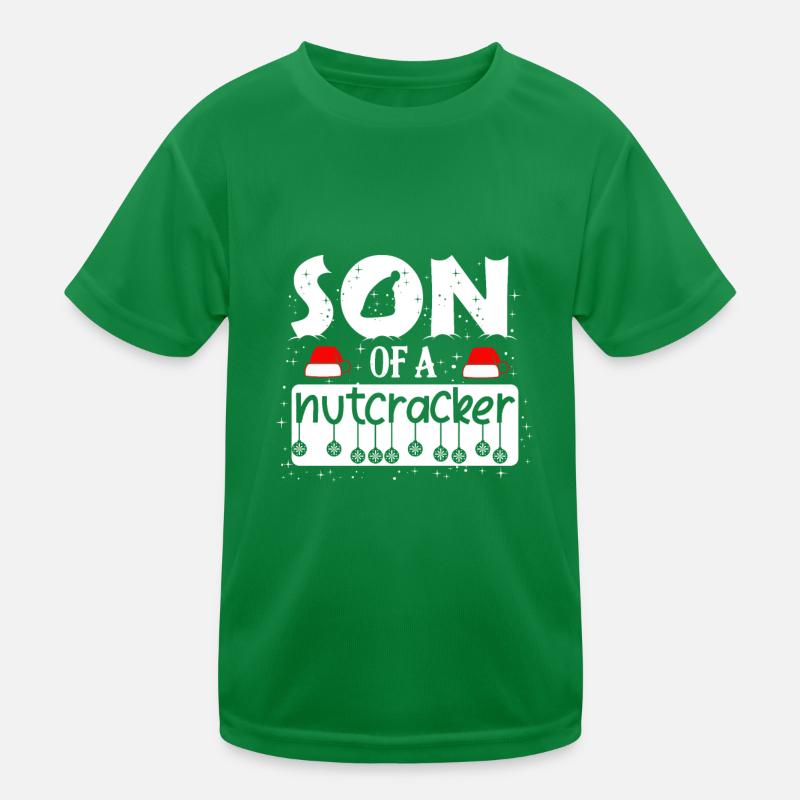 Funny Christmas Nutcracker Advent Sayings Kids Functional T-Shirt