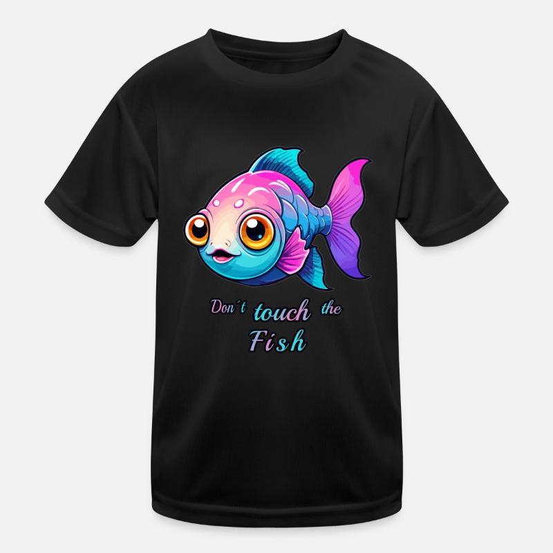 Sweet Colorful Fish Kids Functional T-Shirt