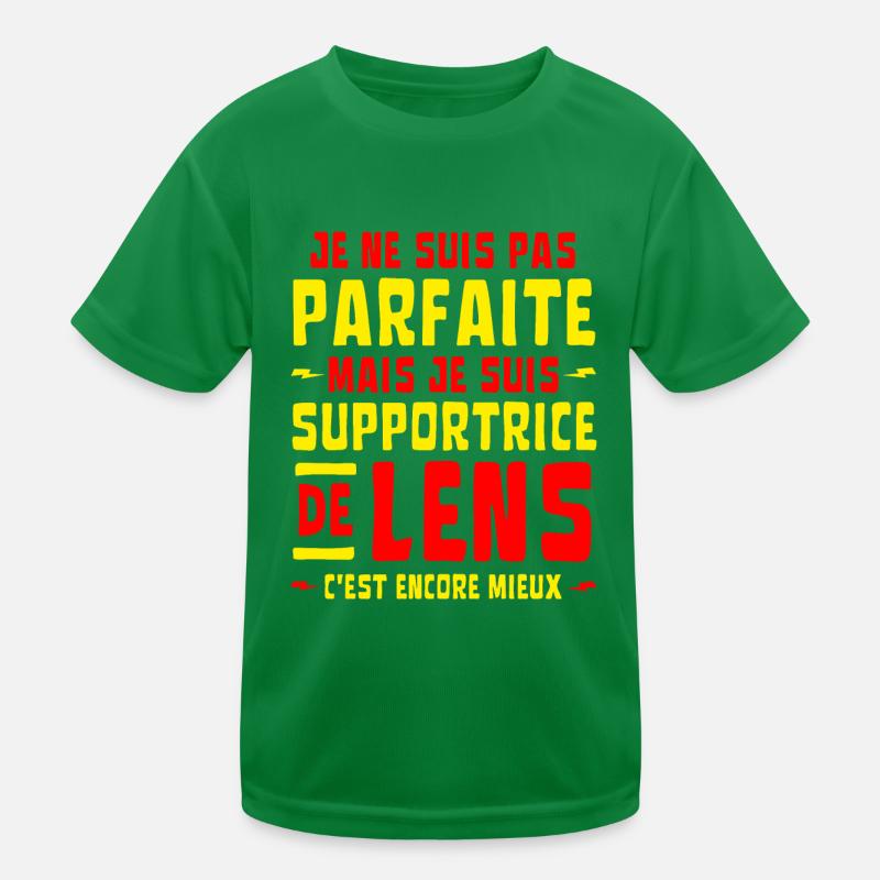 supportrice de Lens, c'est encore MIEUX !! T-shirt sport Enfant