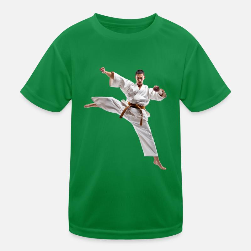 Karate is a demanding martial art Kids Functional T-Shirt